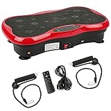 Vibrationsplatte Fitness Shaper Rüttelplatte mit Bluetooth Lautsprecher,...