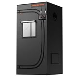 Spider Farmer Growzelt 60x60x120cm, Indoor Kultivation Zelt Grow Tent,...