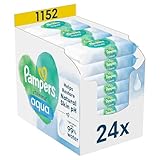 Pampers Baby Feuchttücher Harmonie, Aqua, 1152 Tücher (24 x 48), sanfter...