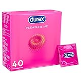 Durex Pleasure Me Kondome – Mit Noppen & Rippen, anatomischer...