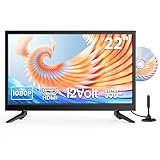 DESOBRY 22 Zoll Kleiner Fernseher 1080P Integriertem DVD-Player, Mini TV...