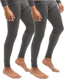 BestSale247 2er Pack Herren Thermo Unterhose lang Warme Unterwäsche mit...