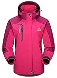 YSENTO Damen Outdoor Wanderjacke Wasserdicht Übergangsjacke Leicht...