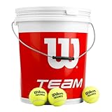 Wilson Tennisbälle Team W Trainer 72 Tennisbälle Im Eimer 72er Eimer