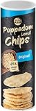 BONASIA Poppadom Lentil Chips Original – Leicht salzige Linsenchips aus...