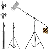 Professionelles Fotostativ mit Federdämpfung, 400cm Höhe & 330° Neigung,...