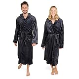 Blumtal Bademantel Damen & Herren XL - OEKO-TEX zert. Morgenmantel mit...