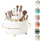 360° Drehbar Make up Organizer, Pinselhalter Kosmetik Aufbewahrung mit 5...