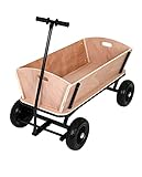 Frosal Bollerwagen Jörn Handwagen XXL Leiterwagen Transportwagen aus Holz