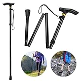 Thlevel Faltbar Gehstock Bergstock Spazierstock Wanderstock Canes Urlaubs...