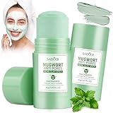 2 PACK Grüner Tee Maske Stick, porenlose Deep Cleanse Mask Stick mit...