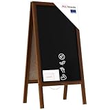 ALLboards Kundenstopper mit lackiertem Holzrahmen 100x50cm, Werbetafel,...