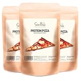 Protein Pizza Backmischung - 3er Pack - Lower Carb & Glutenfrei - Plus...