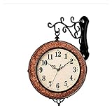 KAWELA Wanduhr Standuhr Wanduhr Persönlichkeit Europäische doppelseitige...
