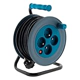 Zenitech – Haushalts-Kabeltrommel 15 m – Blau