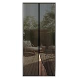 Onpira® Fliegengitter Tür 100x210 cm – Magnetvorhang für Balkontür &...