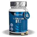 BIOMENTA Vitamin B12 Komplex – 120 vegane hochdosierte Lutschtabletten...