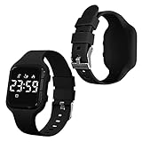 HUYVMAY Fitness Schrittzähler Uhr ohne App und Handy, 20-tägige...