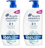 Head & Shoulders Classic Clean 2in1 Anti-Schuppen-Shampoo, 800ml...