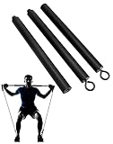 QWORK® Tragbar Widerstandsbänder Stange Pilates Bar für Zuhause und...