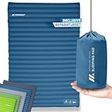 NORDMUT® Isomatte Selbstaufblasend 2 Personen - Outdoor Matratze 10cm...