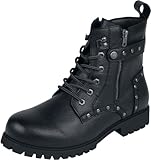 Rock Rebel by EMP Herren Schwarze Bikerboots aus Leder EU45