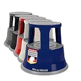 Floordirekt Rollhocker, Tritthocker, Elefantenfuß - Hocker aus Stahl bis...