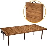 Industrial Living klappbarer Campingtisch - Klapptisch - Betttisch -...