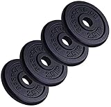 ScSPORTS® Hantelscheiben - Set, 2/4/5/10/15/20 kg, Ø 30/31 mm, Gusseisen...