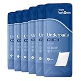 Amazon Basic Care Bettuntleragen, Weiß, 60 Stück (6 Packungen mit 10), 60...