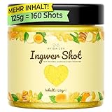 Ingwer Shot, für bis zu 160 fruchtig scharfe Ingwer Kurkuma Shot, reich an...