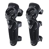Scoyco 1 Paar Motorrad Knieschienbeinschützer Pads Schwarz Einstellbare...