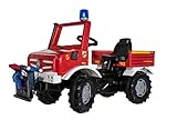 Rolly Toys Unimog Feuerwehr Tretauto mit Seilwinde ab 3 Jahren |...