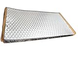 SOOMJ Alubutyl 2mm 10Stück Dämmmatte selbstklebend Anti Dröhn Matte Auto...