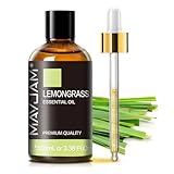Ätherisches Öle Zitronengras 100ML, MAYJAM Zitronengrasöl 100% Rein,...