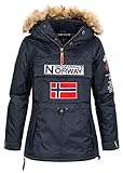 Geographical Norway Parka Damen BOOMERA Navy BLAU L