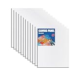 Leinwand Malkarton 20x25cm 12er Pack Leinwandpanel aus 100% Baumwolle...