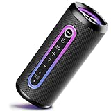 Bluetooth Lautsprecher mit Licht, Bluetooth 5.4 Musikbox, 30W Dual...
