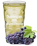 Beschdstoff Dubbeglas mit Wunschtext 0,5 Liter | Pfälzer Schoppenglas...