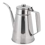 Rostfreie Stahlöl -Aufbewahrungstopf, Langes Spout -Speiseöl mit Deckel...