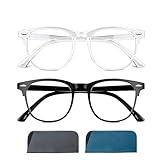 Solmoon Blaulichtfilter Brille Herren Satz 2 | Blaulichtfilter Brille Damen...