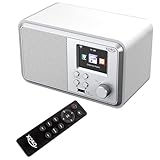 Digitales WLAN Internet Radio XORO DAB 300 IR mit 2.4“ Zoll Farbdisplay,...
