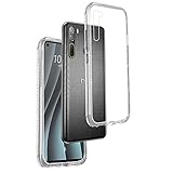 Transparent Silikonhülle TPU für HTC U20 5G, Handyhülle Premium...