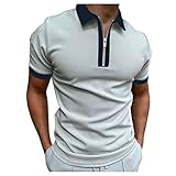 Cenlang Herren-Sport-Baselayer-T-Shirt, Oberteil, taktisches Polo-Shirt,...