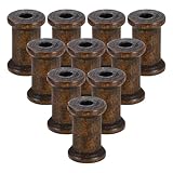 QUARKZMAN 25 Stück Holz Leer Spule, 0,6' x 0,9' Unvollendete Holzspulen...