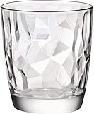 Bormioli Rocco 350200 Diamond Trasparente Trinkglas, Wasserglas, Saftglas,...