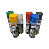 Sprayfarben-Set 6 Farben je 200 ml. Schnelltrocknende Graffiti. Sprühdose...