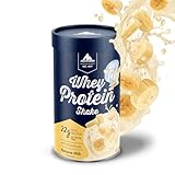 Multipower Whey Protein Shake Pulver 420g, Protein Pulver mit Banana Milk...