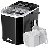Silonn Eiswürfelmaschine mit Griff-Eiswürfelkorb – Tragbar &...