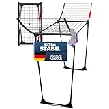 STAHLMANN ® Wäscheständer [18M Trockenfläche ] - Flügelwäscheständer...